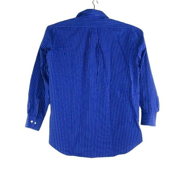 Chaps Button Up Shirt Men's Size16 34/35 Wrinkle Free Classic Fit Long Sleeve - Picture 2 of 8